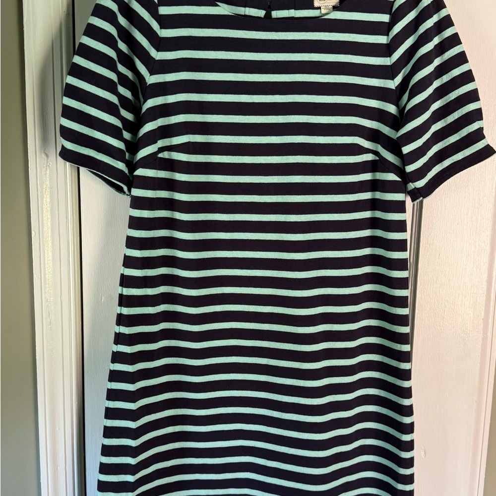 Striped Navy and Mint Anthropologie Dress from 9 H15 St CL
